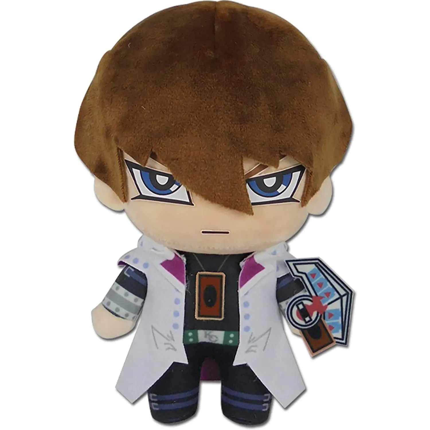 Great Eastern Entertainment Yu-Gi-Oh Classic Season 2 Seto Kaiba Collectible Plush Toy, 8-in Accurate-to-Detail Soft Stuffed Animal
