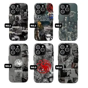 Game of Thrones Phone Case TV series Cover Compatible with iPhone X, 11, 12, 13, 14, 15, 16, 17 & Samsung S21 S22 S23 S24 S25