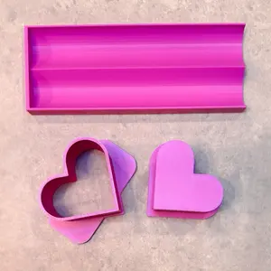 Cake Pop Pushers - Heart Cake Pop Puck Cutter for Easy Cake Pop Making - Perfect for Dessert Making