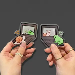 Date Night Snail and Frog Magnetic Phone Grip, Funny Animal Cartoon Magsafe Phone Stand, Perfect Gift for Teens, Cute Aesthetic Stand holder mount