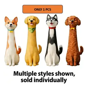 Whimsical Long Neck Dog Shape Resin Vase, Quirky Dog Figurine Decorative Flower Pot, Perfect for Home Décor, Durable Resin Material, Ideal Gift Idea