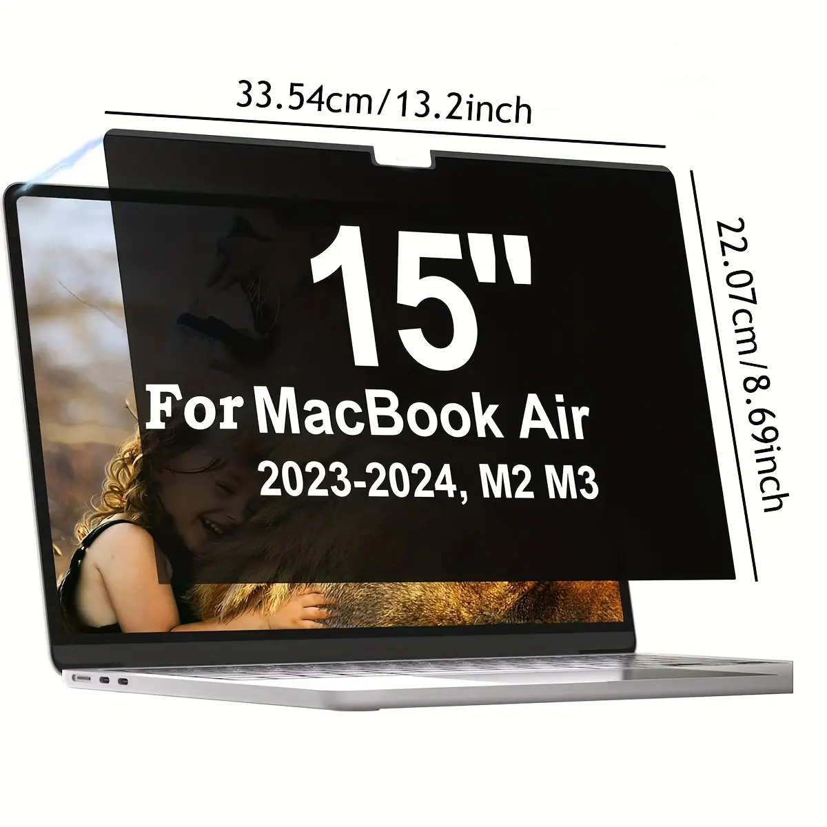 A Magnetic Privacy Screen Protector for Macbook. A Magnetic Privacy Screen Protector for Macbook.
