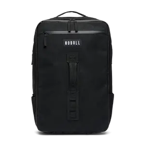 NOBULL Waxed Canvas Backpack in Black NOBULL Waxed Canvas Backpack in Black