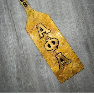 Modern Alpha Phi Alpha Golden Nugget Paddle