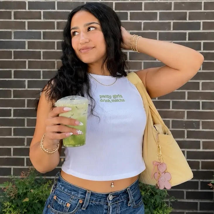 Pretty Girls Drink Matcha Tank Top