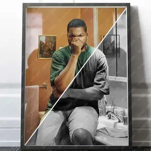 Friday Movie Print | Toilet Scene | Ice Cube Craig Jones | Funny Bathroom Decor | Wall Art | - Premium Quality Print Unframe