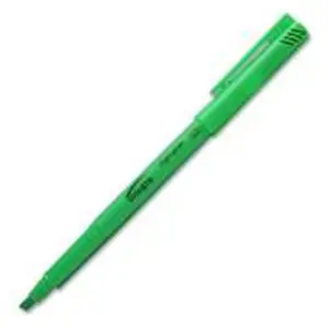 DDI 967816 Integra Highlighters - 12 Count Fluorescent Green Pen Style Chisel Tip Case of 96