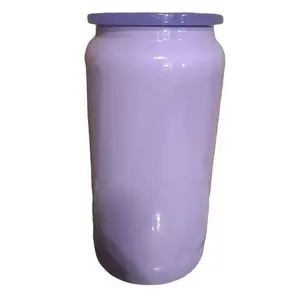 Purple 16oz Chl stainless steel cup Drinkware Beverage Bottles Stylish Flasks Portable