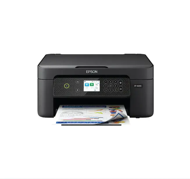 Epson XP-4200 Expression Home All-in-1 Wireless Compact Black Inkjet Printer - Home Office Color Printing Device