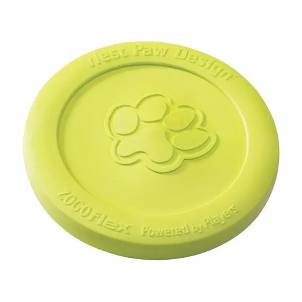 West Paw 8000463 Zogoflex Green Zisc Disc Synthetic Rubber Frisbee&amp;#44