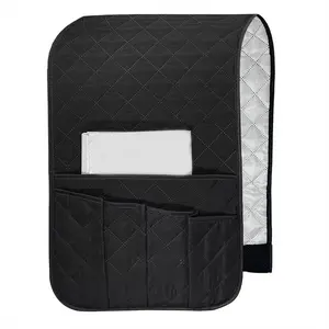 5 Pockets Remote Control Holder, Magazine Rack, Space Saver Organizer, Draped Over Sofa, Couch, Recliner Armrest  Adjustable