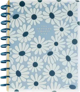Green Garden Planner Disc-Bound 12-Month, Horizontal Layout, 72 Pages, 12 Dividers, 2 Sticker Sheets