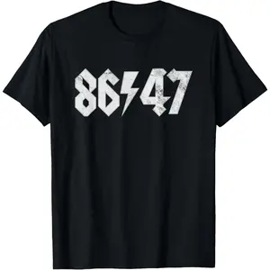 8647 Sarcastic Retro Vintage 80s Style 86 47 Rock 8647 T-Shirt 8I4