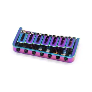 KD By AxLabs 7-String Hardtail Bridge - String-Through-Body, 4-Screw Mount, 10.5 mm Spacing