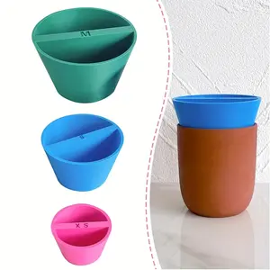 Edge cone pottery tools, ceramic edge forming cones in various sizes, ABS pottery tools fixed edge, pottery tools (XS, S, M)