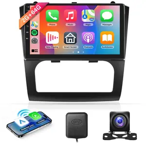 Android Radio for【Nissan Altima Teana 2008-2012 Manual AC】with Android 13 Car Stereo 9 Inch Touchscreen Mirror Link FM EQ GPS WiFi SWC Backup Camera Carplay Car Audio