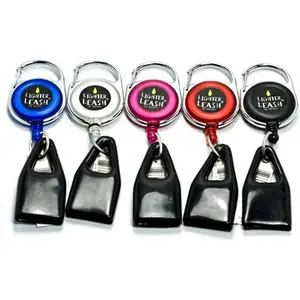 Lighter Leash Premium Clip  Pack for Outdoor Camping Hiking Travel Portable Keychain for Lighters Matches Storage