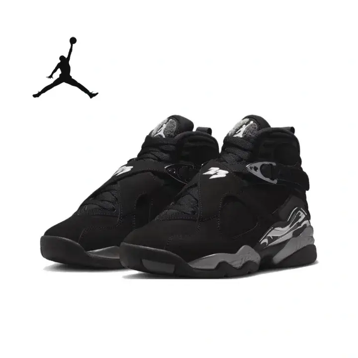Unisex High Top Basketball Shoes All Black Upper Silver Accent Strap Design 23 Side Logo Classic Retro Visible Air Midsole Non Slip Durable Breathable Upper for Basketball Gym Training Daily Casual Outdoor Wear Sneakers