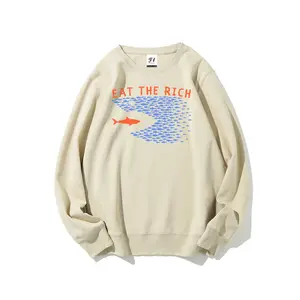 Eat the Rich Shirt, FDT Shirt, Tax The Rich Pullover, Protest Top, Eat the Rich T-shirt, Democrat Gift Shirt, Bernie AOC Fans, Graphic Sweatshirt Long Sleeve Tops