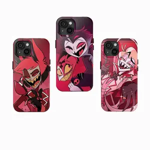 Y-Hazbin Hotel Phone Case,Having good protective properties,for iPhone 16 15 14 13 12 11 17Pro Max,for Samsung S25 S24 S23 S22 Ultra,Protective Cover,give her/him a gift for Christmas and Thanksgiving