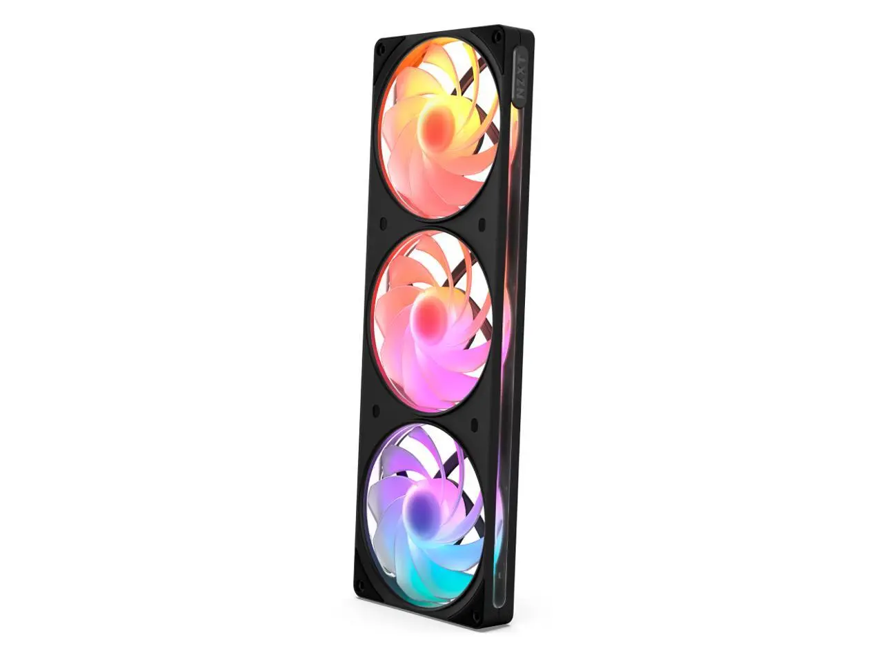 NZXT F360 RGB Reverse Black 360mm PWM Single-Frame Reverse-Blade RGB Fan