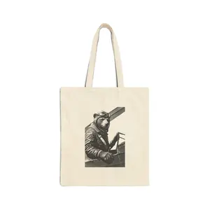 Amelia Bearhart - Cotton Canvas Tote Bag