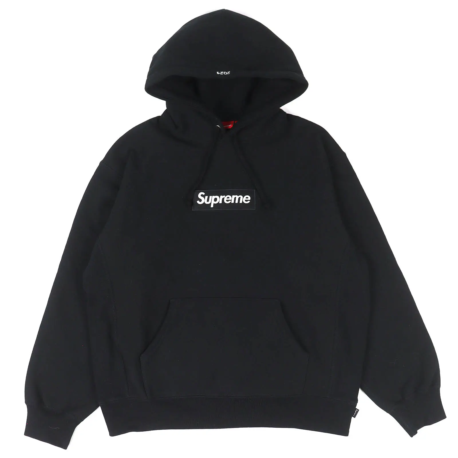 Pre-owned Supreme Cotton Small Leather Goods Box Logo Hoodie
