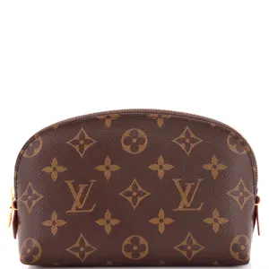 Pre-owned Louis Vuitton Canvas Coated Toiletry Bags Cosmetic Pouch Monogram Canvas by Rebag