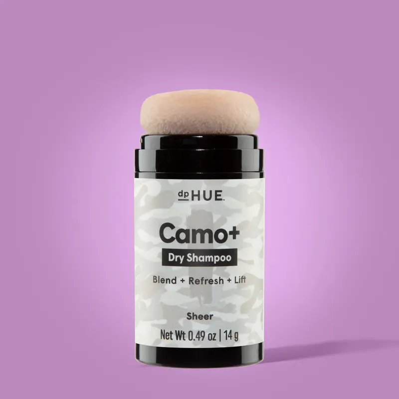 dpHUE Camo+ Tinted Dry Shampoo Powder - Oil Absorption, Instant Lift, Gray Blending and Filling Sparse Areas