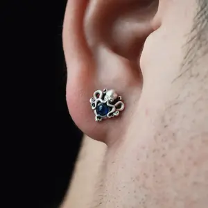 Octopus Studs, Ocean Animal Earrings