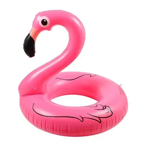 Jiajchuf Large Inflatable Flamingo Pool Float, Comfortable Lounge Raft for Adults & Kids Ages 3+, Perfect for Summer Fun