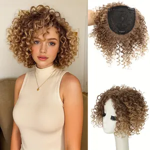The Small Wig Enhances Hair Volume And Is Made of High-Temperature Resistant Synthetic Material, Suitable for Everyday Wear. It Adds Volume for Festive Occasions Like Halloween And Christmas