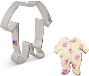 Baby Pajamas Cookie Cutter 4 1/8" x 4 1/2"