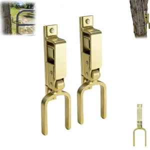 Practical Instant Lock Door Latch, Iron Material, Yard Gate Lock, Garden Universal, Convenient and Useful Home Essential