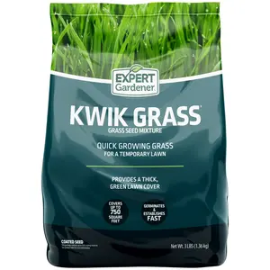Kwik Grass Seed Mix, for Sun to Partial Shade, 3 lb.