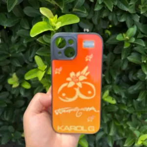 TROPI COCONUT Karok G New Phone Case - Handmade Design Orange Cover