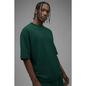 410 Oversized Fleece Tee - Hunter Green