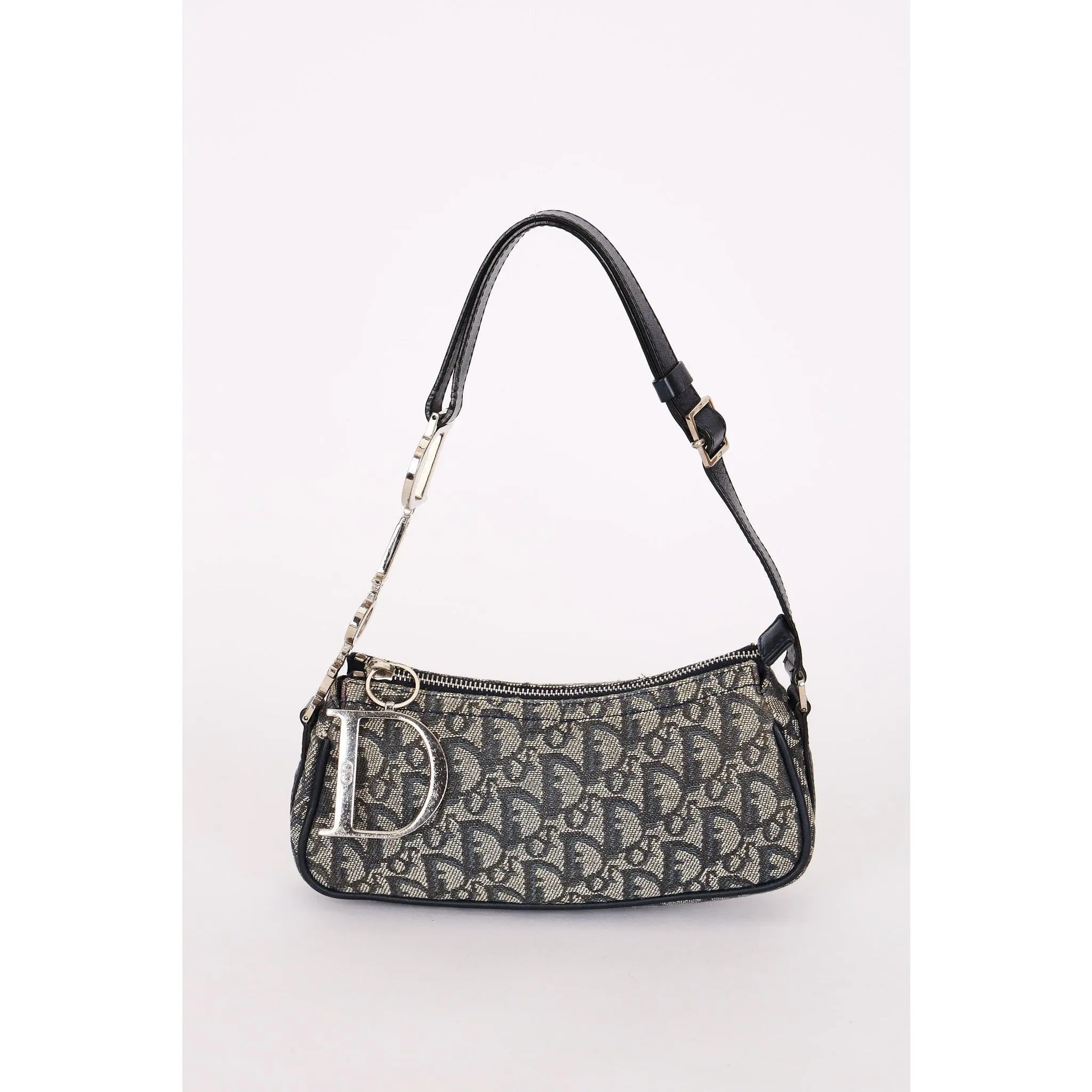 Pre-owned Dior Designer Handbag/Wallet Christian Diorissimo Charm Pochette 2004 Drop 58