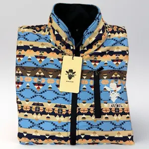 Sky blue  Aztec jacket