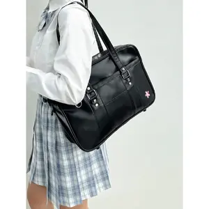Japanese Style Jk Uniform Bag, Large Capacity Commuter Underarm Handbag Shoulder Bag, Student Laptop Backpack for Girls, Laptop Work Bag, Laptop Bags