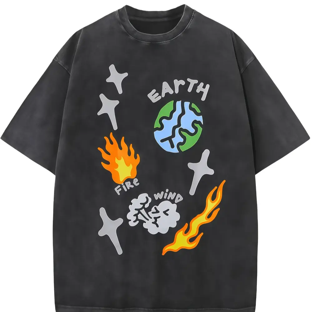 Men’s oversized cotton solid drop-shoulder T-shirts; vintage streetwear basic tees; baggy hip-hop unisex tops; acid-wash T-shirts/sweatshirts; classic styles