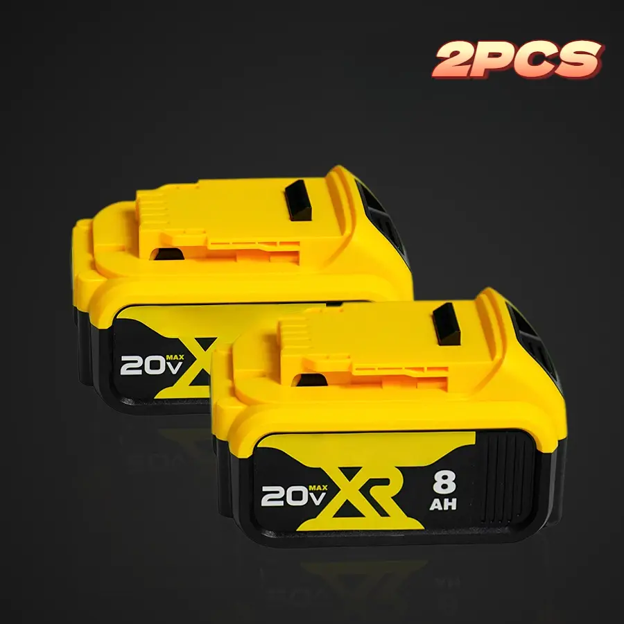 Dewalt Cordless Power Tools 8.0Ah Battery , For Dewalt , Compatible with Dewalt 20V Max Batteries DCB206 DCB205 DCB204 DCB203