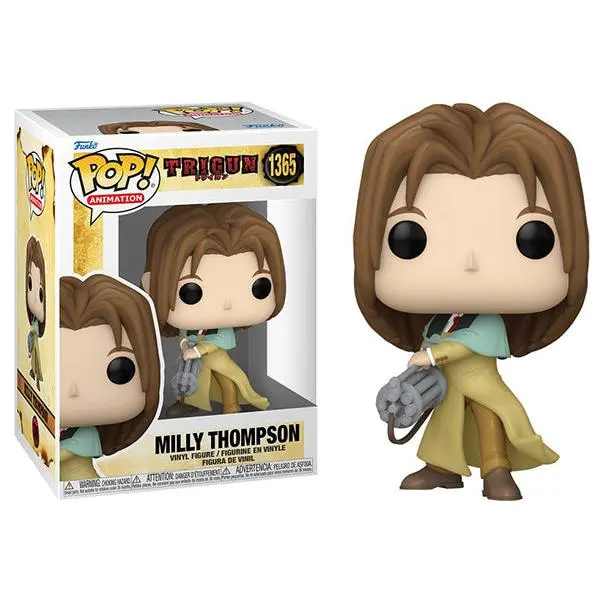 Funko Pop! Milly Thompson Trigun #1365 Female Vinyl Figure - New, for Fans of the Series, in PopShield Protector, No Warning Applicable