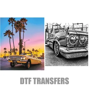 Lowrider Impalas 2 - 12 Full Size DTF Transfers | Chevy Impala Gang Sheet 22x60 | Ready To Press Heat Transfers | Chicano Art | Car Culture Designs | Premium DTF Prints | Fast Shipping | Custom Shirt Business Must Have