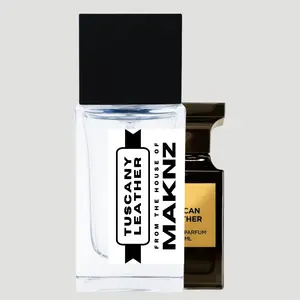 MAKNZ Tuscany Leather Unisex Fragrance - leather, fruity, animalic, sweet, amber, smoky, warm spicy, woody