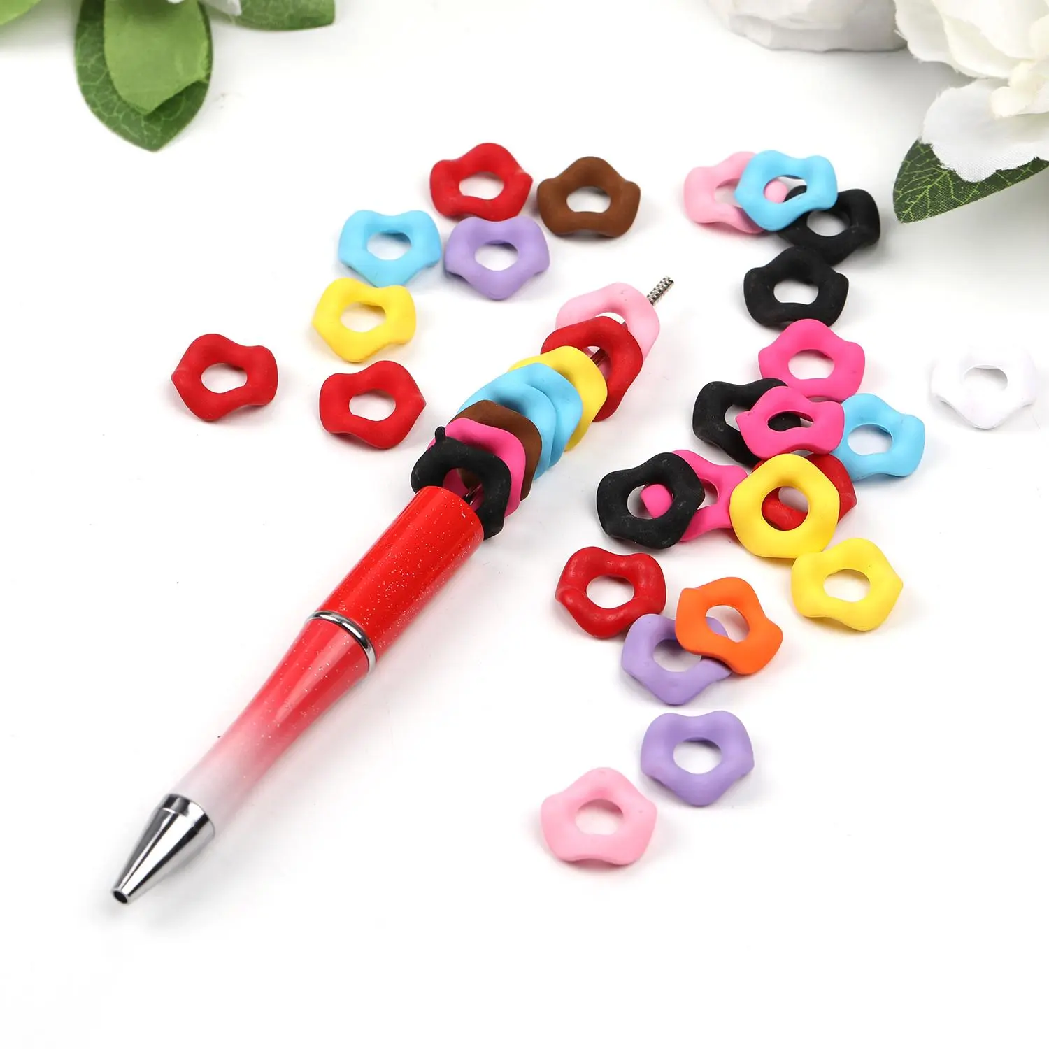 【B118】 Acrylic Wreath with Handmade Beading Material for Fresh and Sweet Jewelry Accessories and Toy Jewelry Beads 【B118】 Acrylic Wreath with Handmade Beading Material for Fresh and Sweet Jewelry Accessories and Toy Jewelry Beads