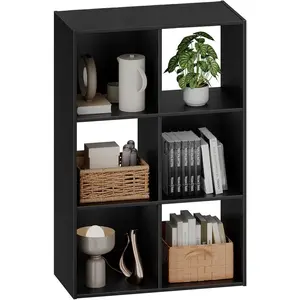 Cube Shelving Unit Removable Back Panels 6 Cube Open Bookshelf With 3 Removable Back Panels Sturdy 60 Lb Per Cube For Living Room Vinyl Record Display