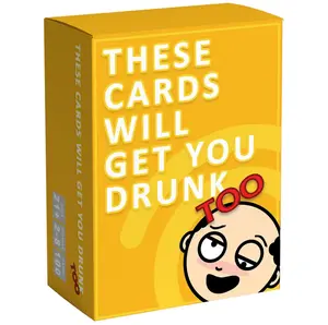 These Cards Will Get You Drunk Too Expansion Fun Adult Drinking Game for Parties 100 Dynamic Cards for 2-8 Players Ages 21+ Ideal for Beer Shots Wine Water or Any Preferred Beverage