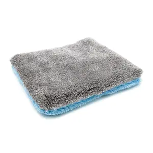 [Flat Out] Microfiber Wash Pad (9"x8") Blue/Gray - 4 pack