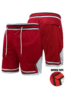 High Quality Men's Sports Shorts, Casual Breathable Quick Drying Elastic Waist Basketball Shorts Athletic Bottoms, Men's Sportswear for Outdoor Wear, Athletic Active wear,Athleisure Casual Shorts, Athletic Mesh Shorts, Lightweight Breathable Shorts